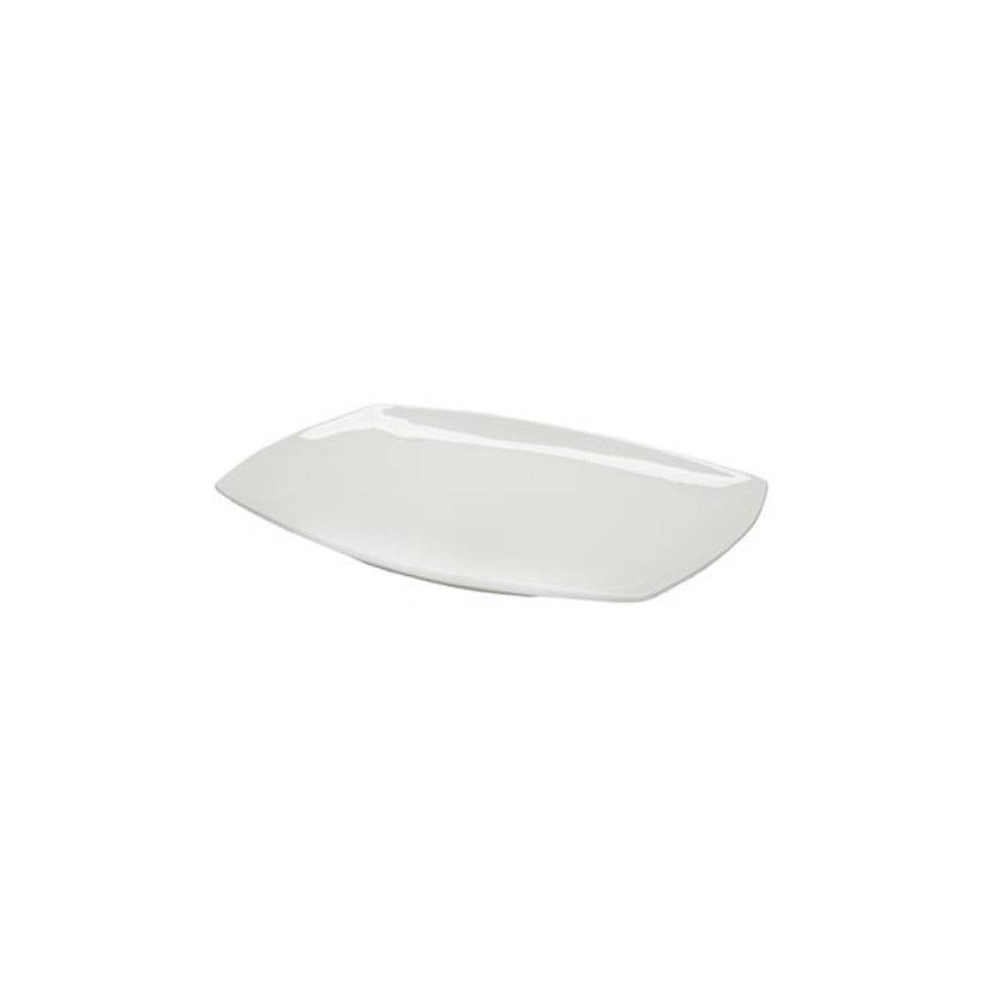 Rectangular white porcelain Plates tray 21x15 cm