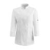Girl Egochef cook jacket in white cotton XS