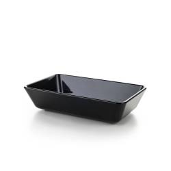 Gastronorm-Behälter 1/4 pbt schwarz cm 26,5x16,2x6