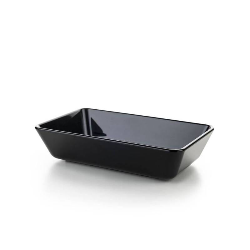 Bac gastronorme 1/4 pbt noir cm 26,5x16,2x6