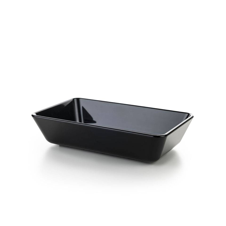 Gastronorm-Behälter 1/4 pbt schwarz cm 26,5x16,2x6