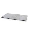 Plateau rectangulaire gn 1/1 en acrylique blanc effet marbre cm 53x32,5