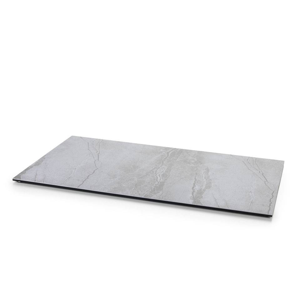 Rectangular gn 1/1 white marble effect acrylic tray cm 53x32.5