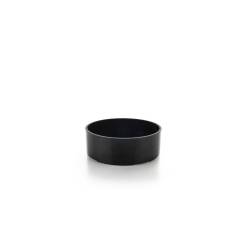 Buffet 2.0 round cup in black pbt cm 13.7x5
