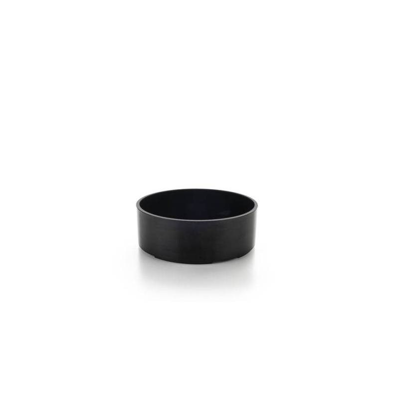 Coupe buffet ronde 2.0 en noir pbt cm 13,7x5