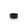 Buffet 2.0 round cup in black pbt cm 13.7x5