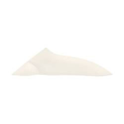 Wasara Bionic 2-Kammer-Schale aus weißer Bagasse 26x14,4 cm