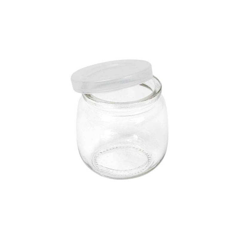 Mini pot en verre Waki avec couvercle en polyéthylène cl 20