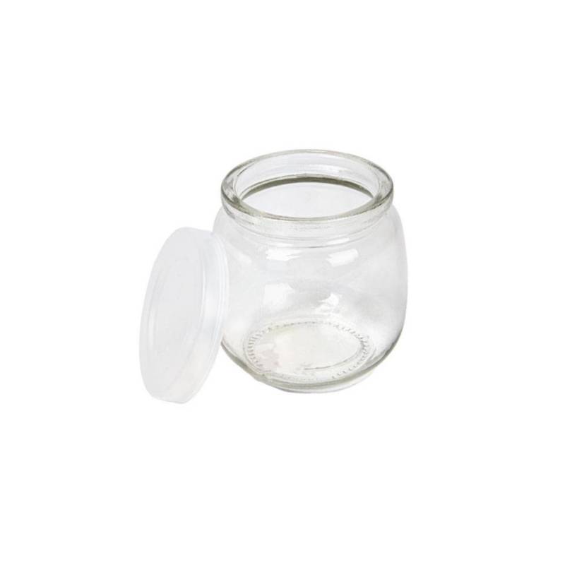 Mini Waki Glasgefäß mit Polyethylendeckel cl 20
