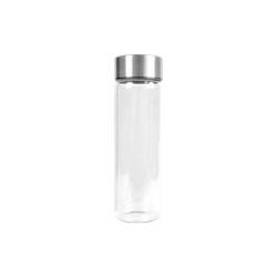 Bouteille d'eau Ginza en verre avec bouchon en acier cl 50