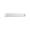 Plat rectangulaire en porcelaine blanche Ming 23.5x12 cm